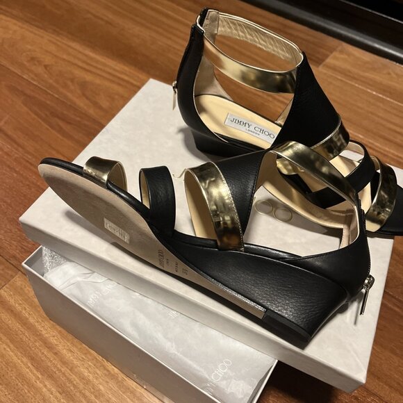 Jimmy Choo wedge shoes 39.5 - Picture 6 of 14